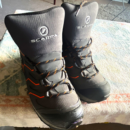 Scarpa men grey hiking boots - men's,