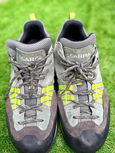 Scarpa men grey suede hiking - grey,