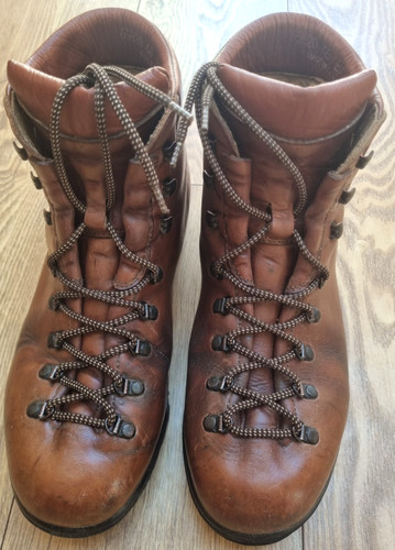 Scarpa leather hiking boots - leather,